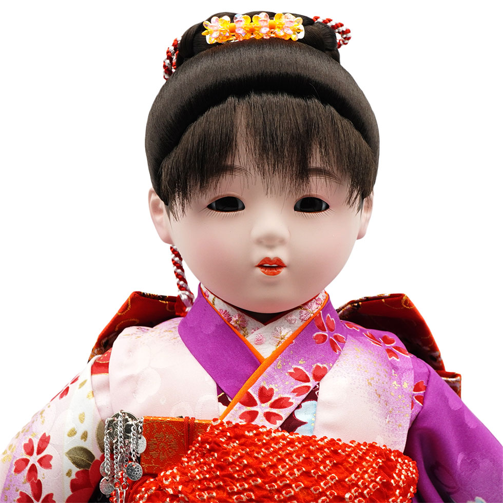 楽天市場】かわいいイマドキの市松人形 13号 ポニーテール 15-10 いち