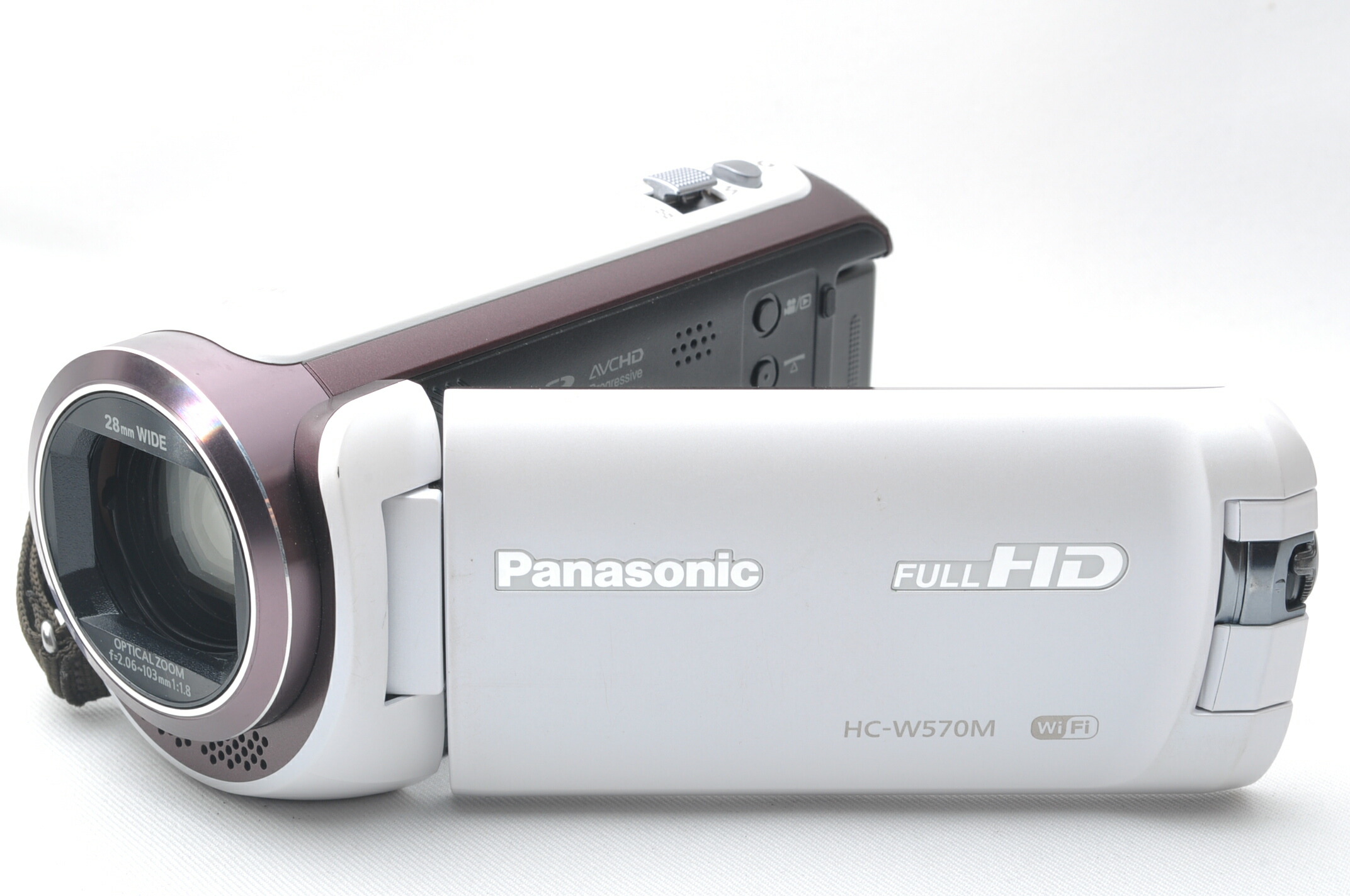 楽天市場】パナソニック ビデオカメラ hc－w570m－kの通販