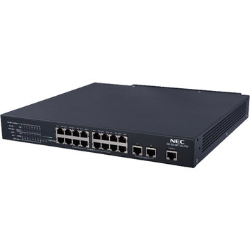 楽天市場】NEC QX-S516FT-2G-PW 100Mx16 1Gx2 L2 PoEスイッチ B02014