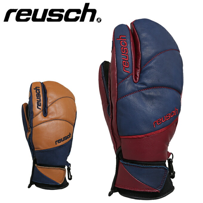 楽天市場】ロイシュ スキーグローブ ミトン メンズ レザーグローブ
