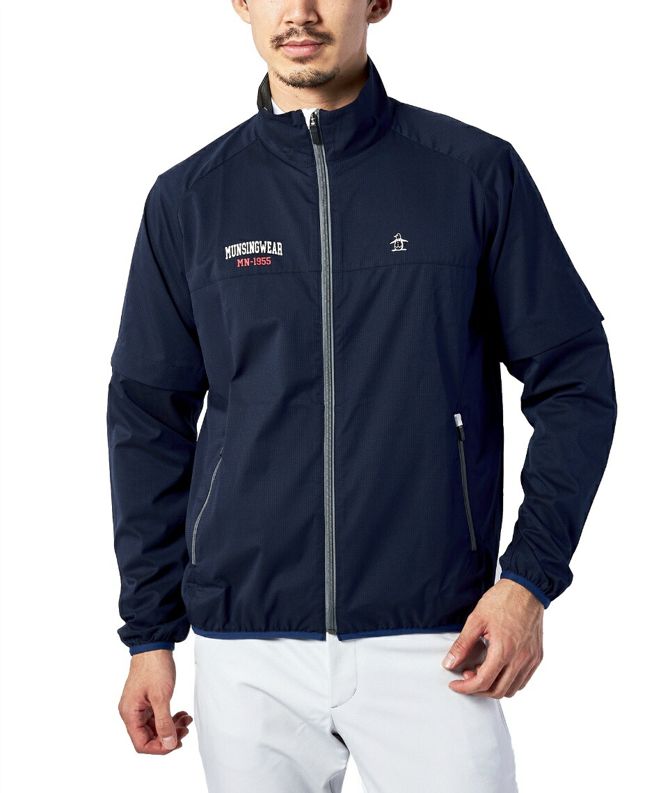 楽天市場】マンシング ゴルフウェア ブルゾン メンズ ストレッチソロ