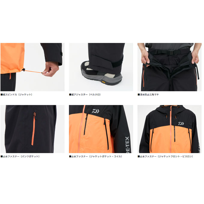 楽天市場】ダイワ(DAIWA) GORE−TEX バーサタイルレインスーツ