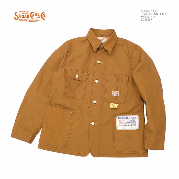 楽天市場】シュガーケーン SUGAR CANE SC15657 13oz. ブラウンダック
