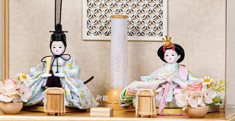 楽天市場】雛人形 コンパクト 平安豊久 ひな人形 ケース飾り 親王飾り