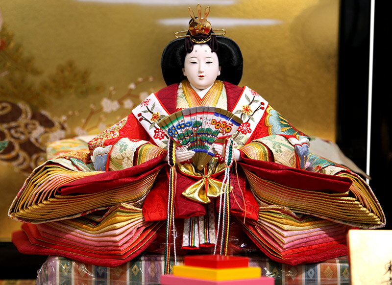 楽天市場】雛人形 久月 ひな人形 雛 三段飾り 五人飾り 麗華雛 西陣織