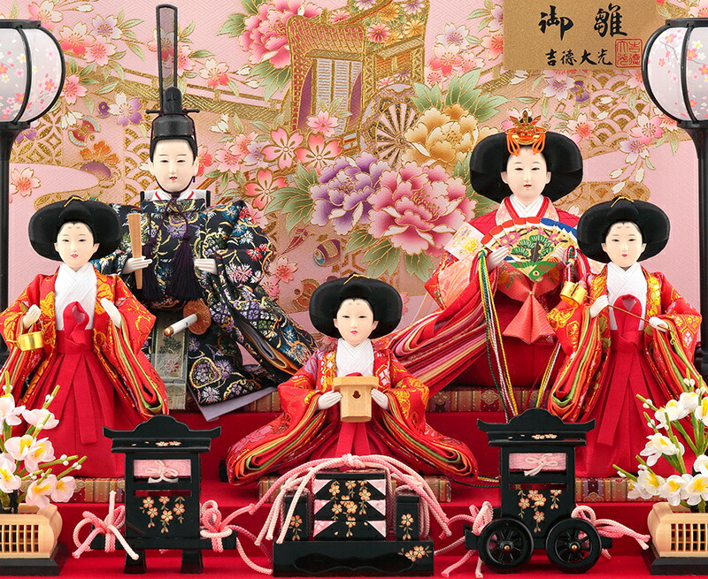 楽天市場】雛人形 特選 コンパクト 吉徳大光 ひな人形 雛 ケース飾り