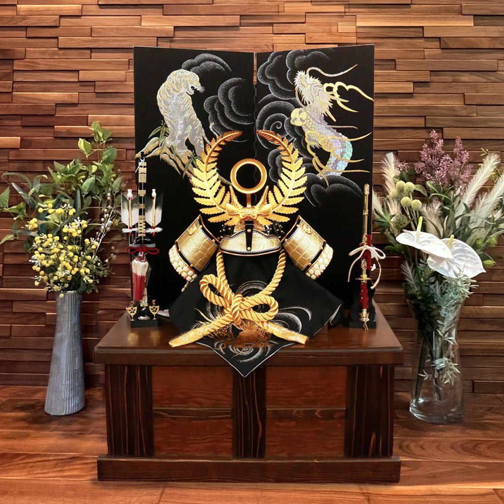 楽天市場】五月人形 収納飾り おしゃれ【 着用収納 徳川家康（金