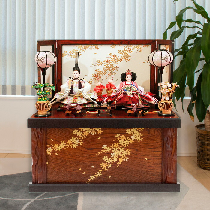 楽天市場】限定 製作の 雛人形 数に限り 【 詩（うた）雛】 コンパクト