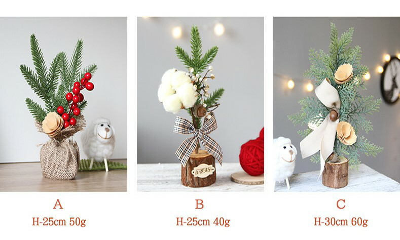 楽天市場】ミニツリー 卓上 クリスマスツリー 松ぼっくり 3点セット