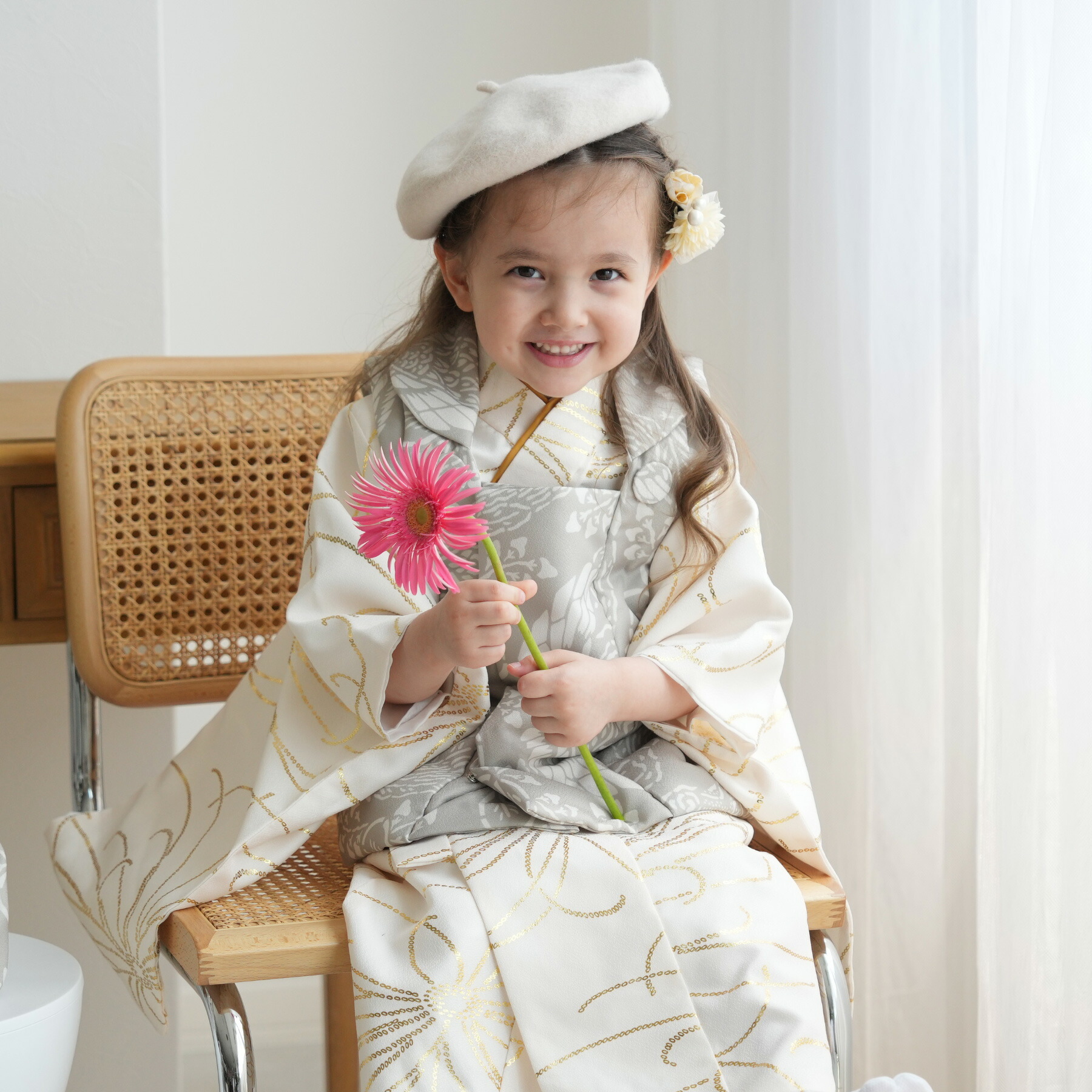 楽天市場】【レンタル】【ひよこ商店 kids 七五三 着物 3歳 女の子