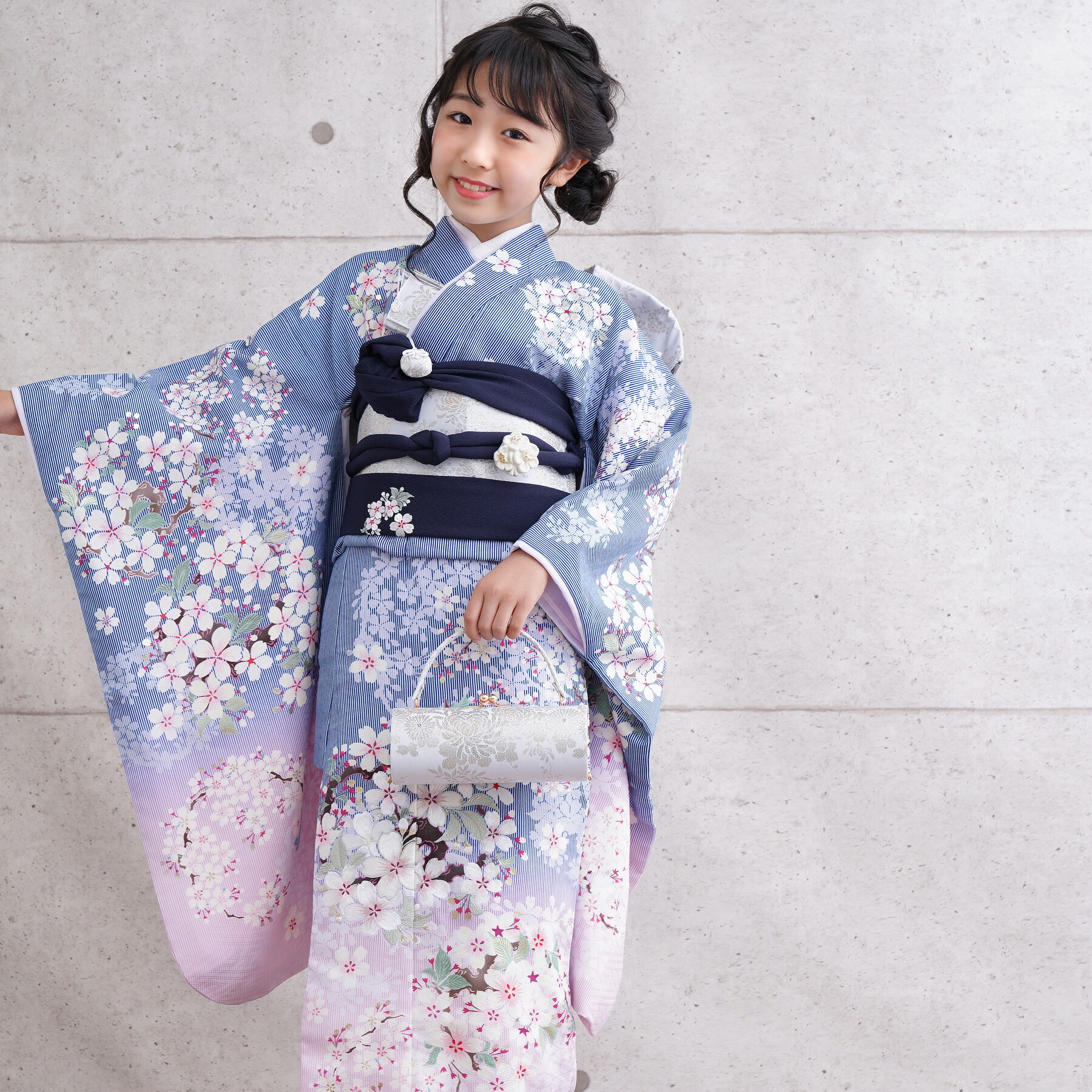 楽天市場】【レンタル】 七五三 7歳 着物 セット NATURAL BEAUTY 絵羽