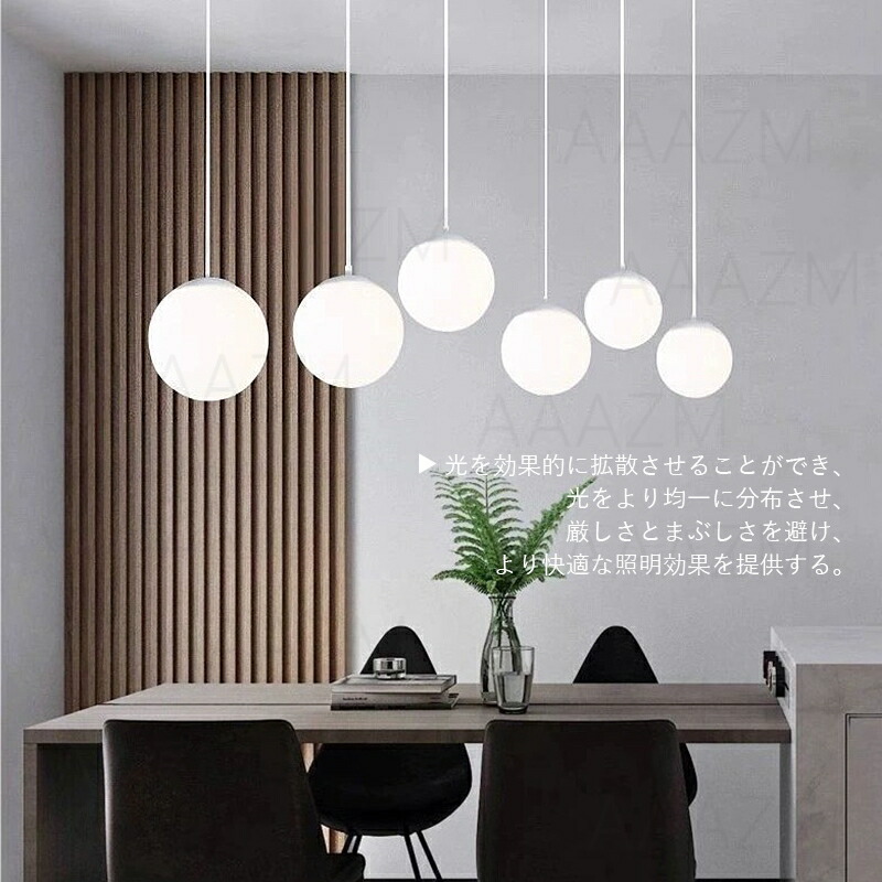 楽天市場】5年保証 AAAZM ペンダントライト 北欧 ガラス おしゃれ LED