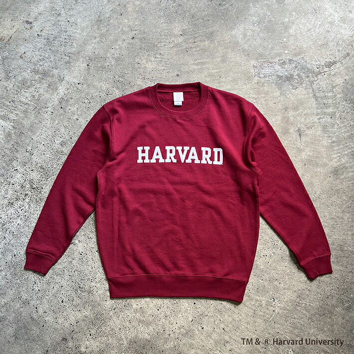 楽天市場】HARVARD ハーバード大学 DOUBLE SIDED PRINTING CREW SWEAT