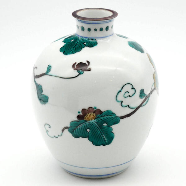 楽天市場】三ツ井為吉 九谷焼5号一輪生 からす瓜 [花瓶 一輪挿し