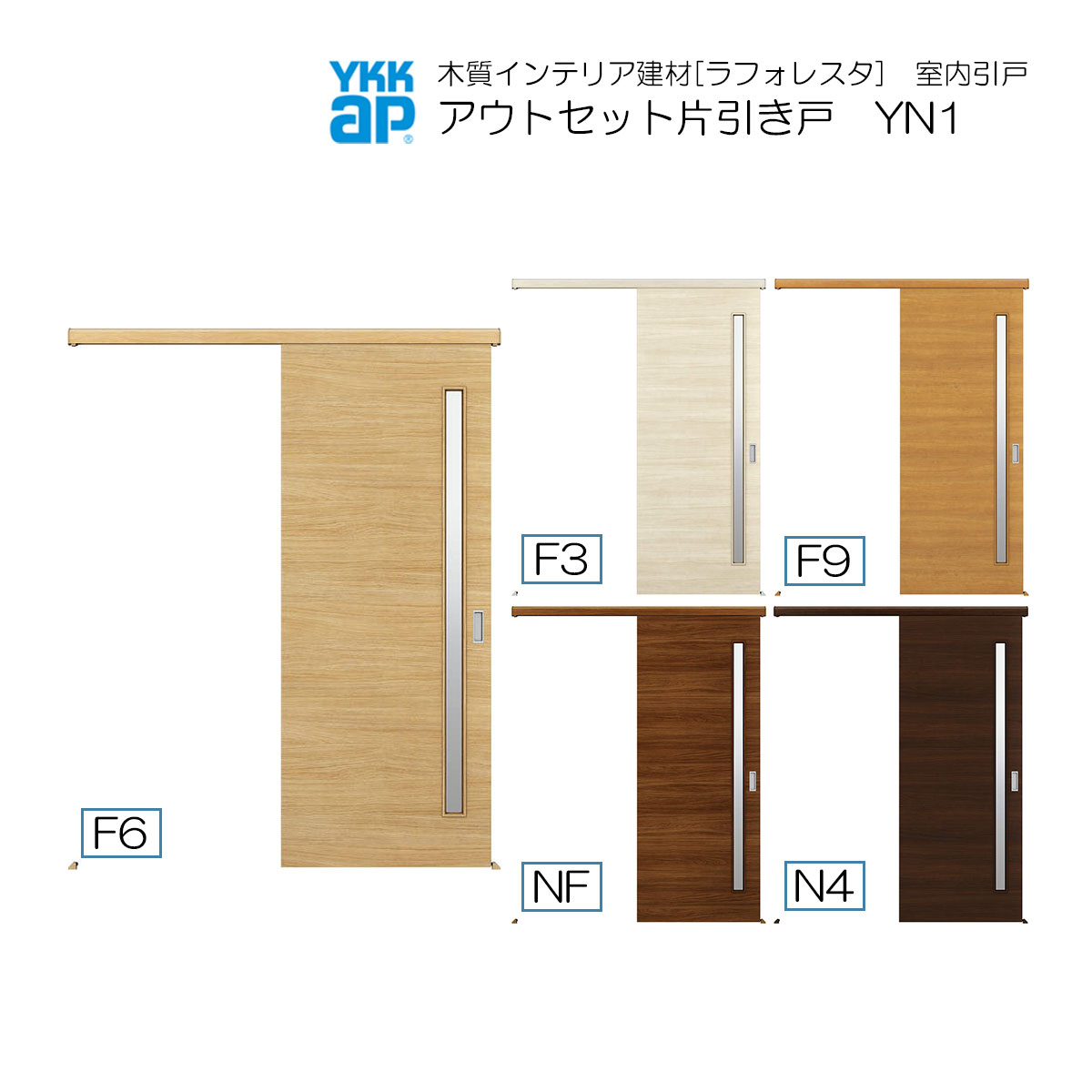 楽天市場】YKKAP室内引戸 アウトセット片引き戸 中級タイプ YN1 標準