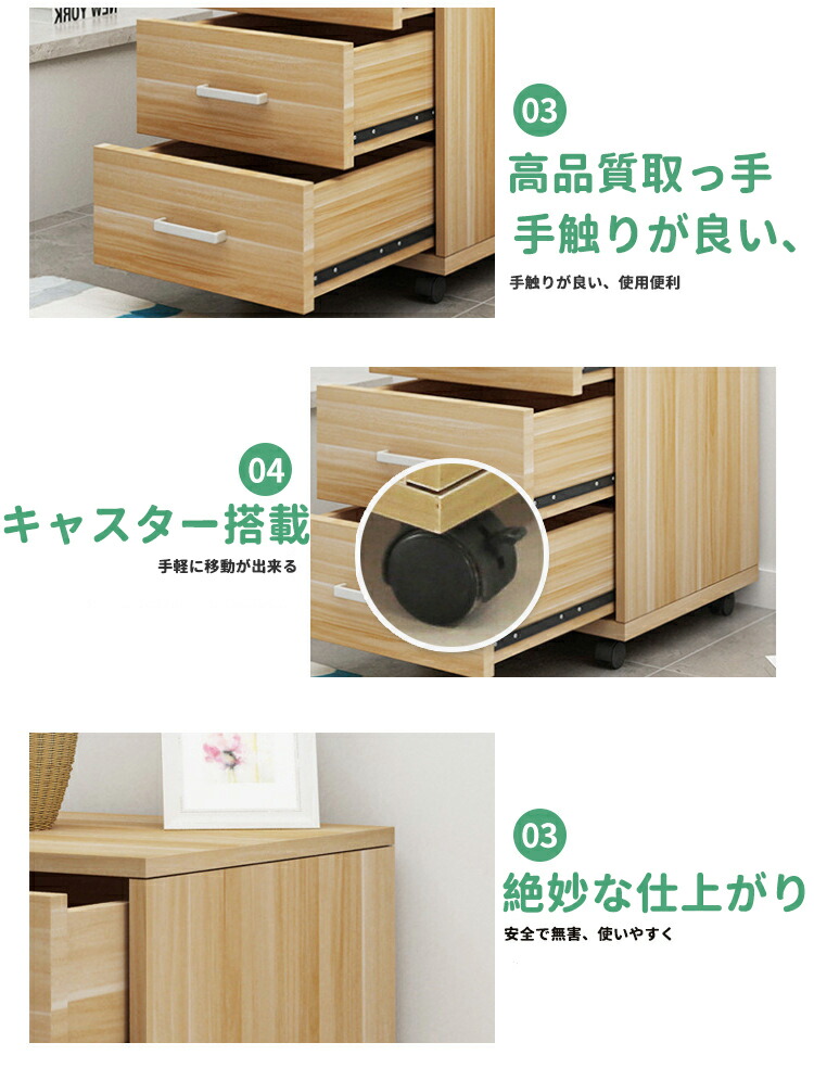 楽天市場】【送料無料】在庫あり 即納【新品登場】デスクワゴン サイド