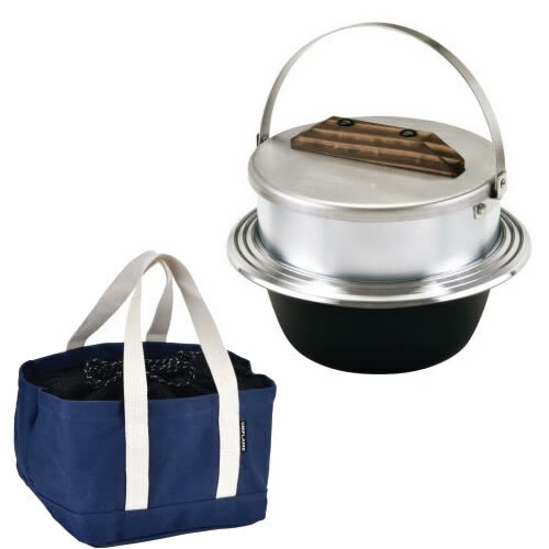 楽天市場】【ケース付き】 ユニフレーム キャンプ羽釜 5合炊き ＆ 羽釜