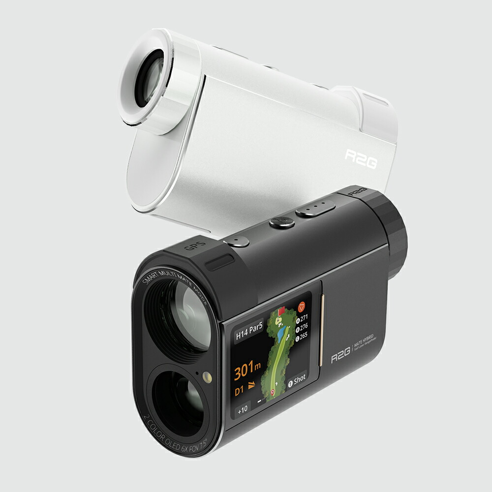 楽天市場】R2G レーザー距離計 MATE HYBRID グレー ゴルフ レーザー