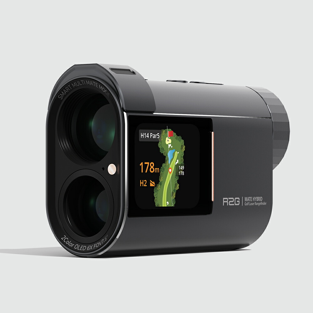 楽天市場】R2G レーザー距離計 MATE HYBRID グレー ゴルフ レーザー