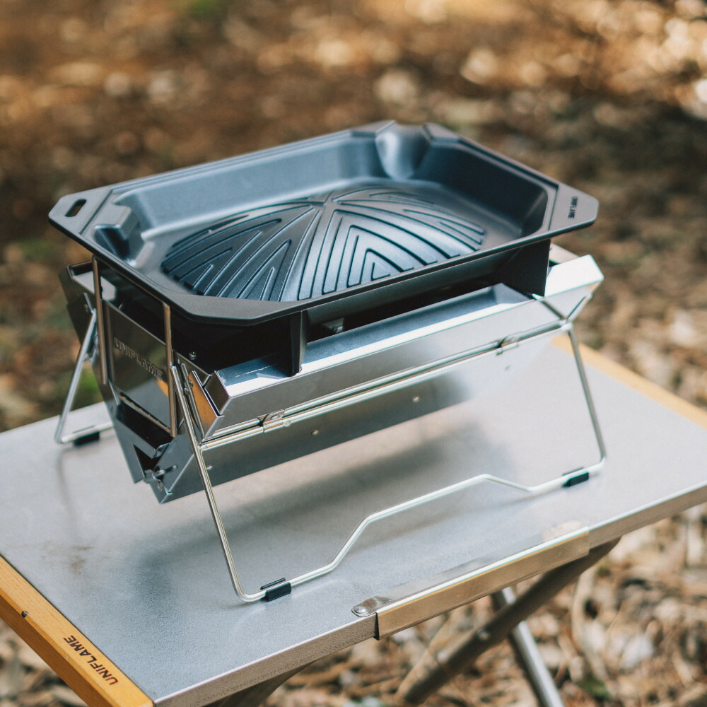 楽天市場】ユニフレーム BBQコンロ 焚火台 40周年記念 ユニセラTG-III