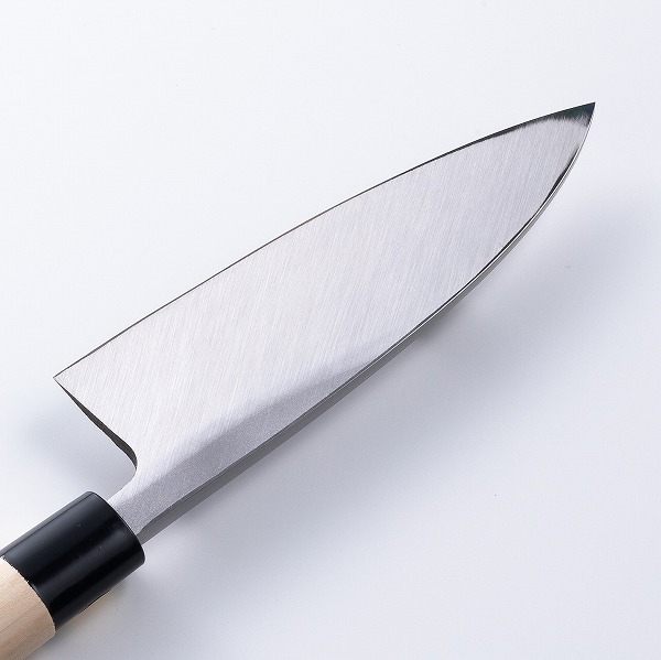 楽天市場】堺重勝 出刃包丁 片刃 150mm 白二 鋼付き (和包丁 一般家庭