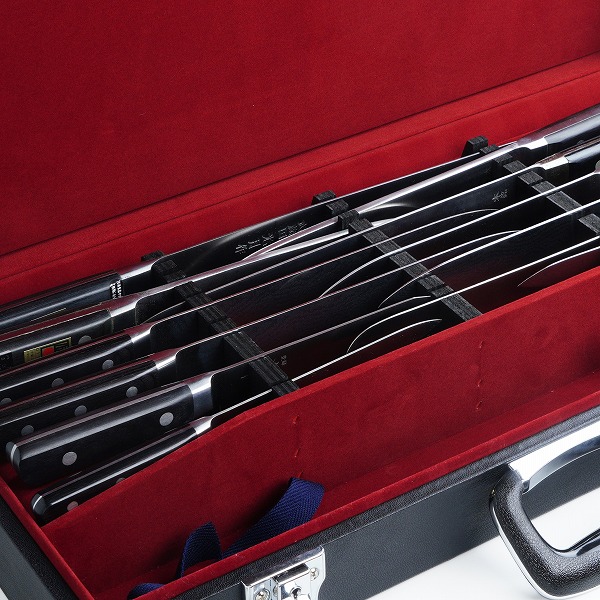 楽天市場】包丁ケース 洋包丁 12本 収納 日本製 鍵付き（高級 レザー