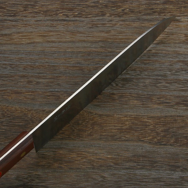 楽天市場】源 助久 牛刀 240mm 巾広 SK鋼 ローズ柄 : 刃物・道具の専門