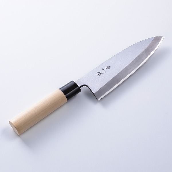 楽天市場】堺重勝 和包丁 出刃包丁 片刃 165mm 白二 鋼付き (一般家庭