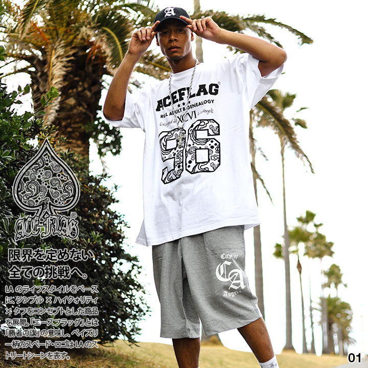 楽天市場】【43%OFF】ACEFLAG 上下セット 半袖 ブランド Tシャツ