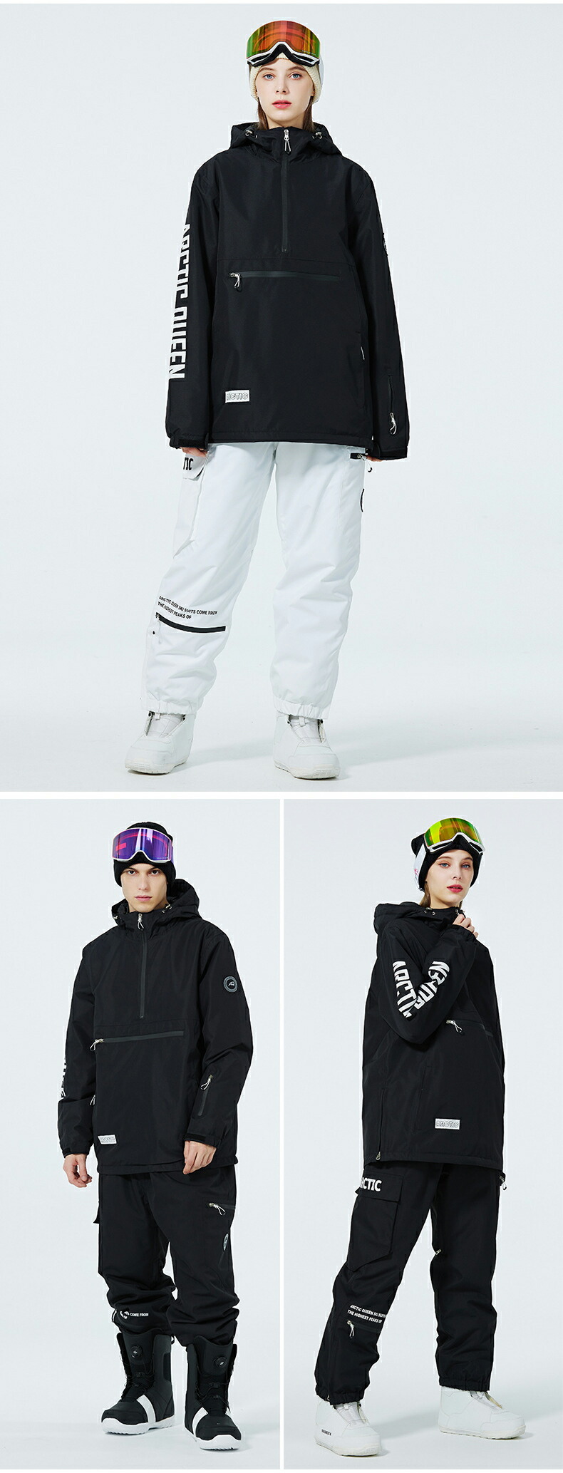 楽天市場】スノーボードウェア 上下セット スキーウェア メンズ