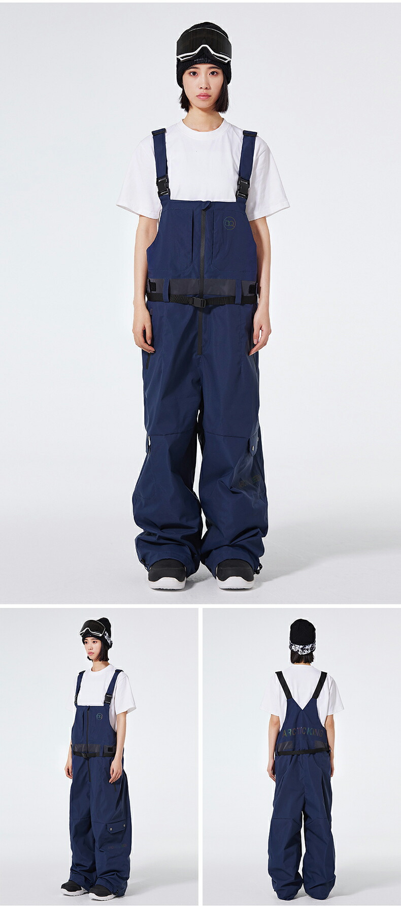 楽天市場】スノーボードウェア スキーウェア ストレッチ ビブパンツ
