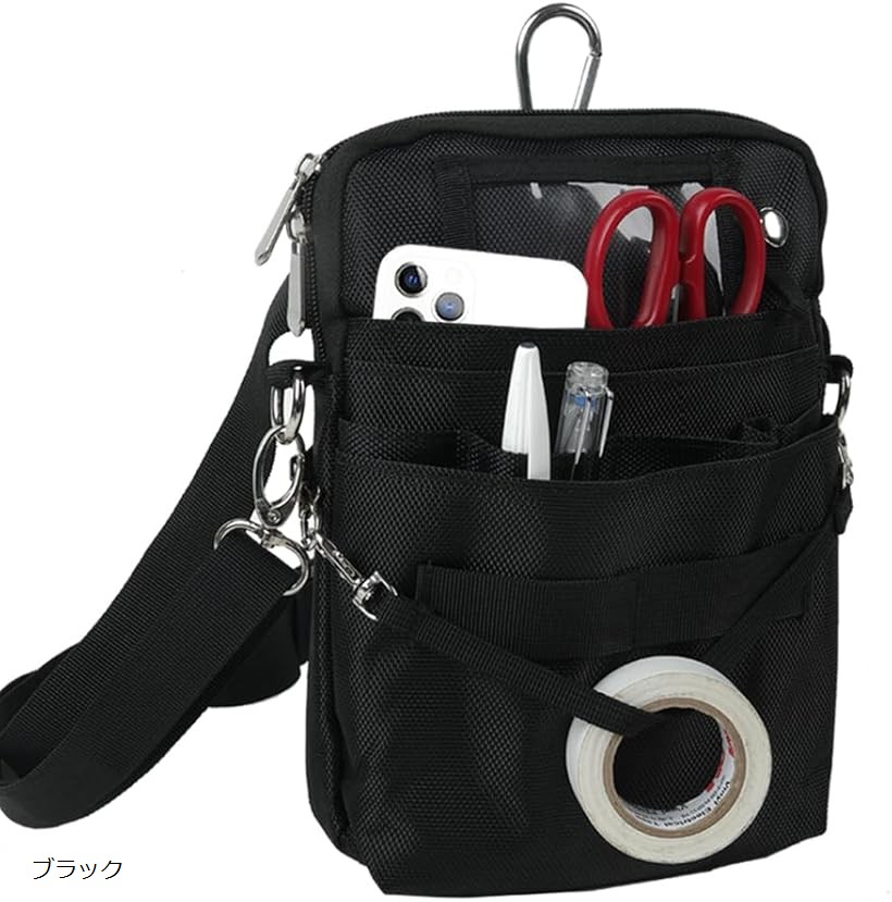 楽天市場】多機能 ウエストポーチ ナースポーチ ウエストバッグ ダブル