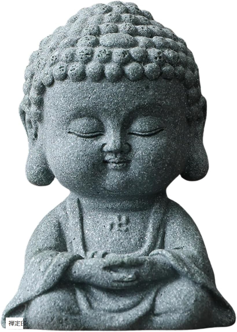 楽天市場】仏像 オブジェ 置物 仏教工芸品 石仏 釈迦 如来