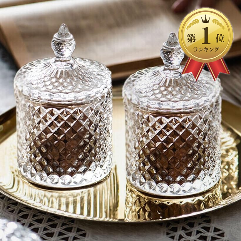 楽天市場】【楽天ランキング1位入賞】ガラス製 コットンケース 綿棒