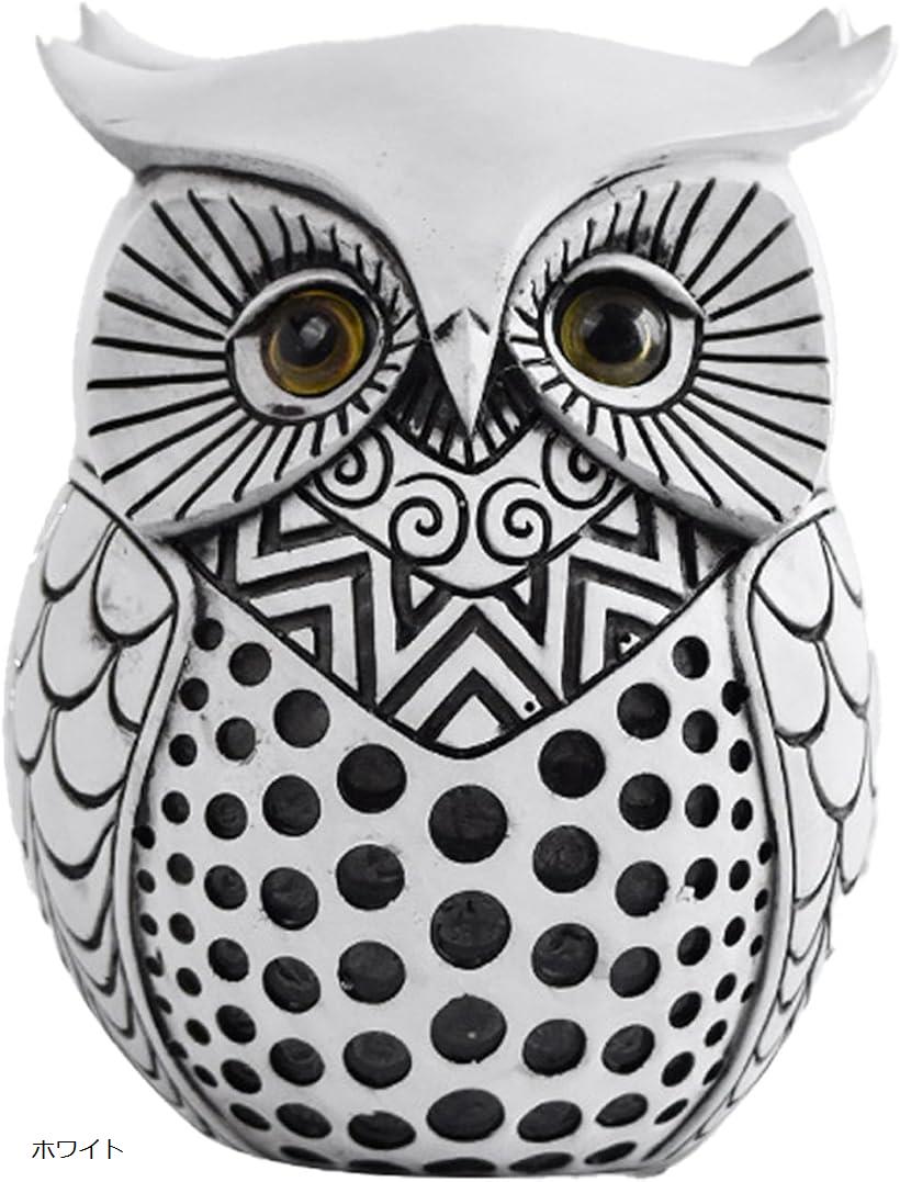 楽天市場】フクロウ 置物 ふくろう 風水 縁起物 ゴールド ギフト