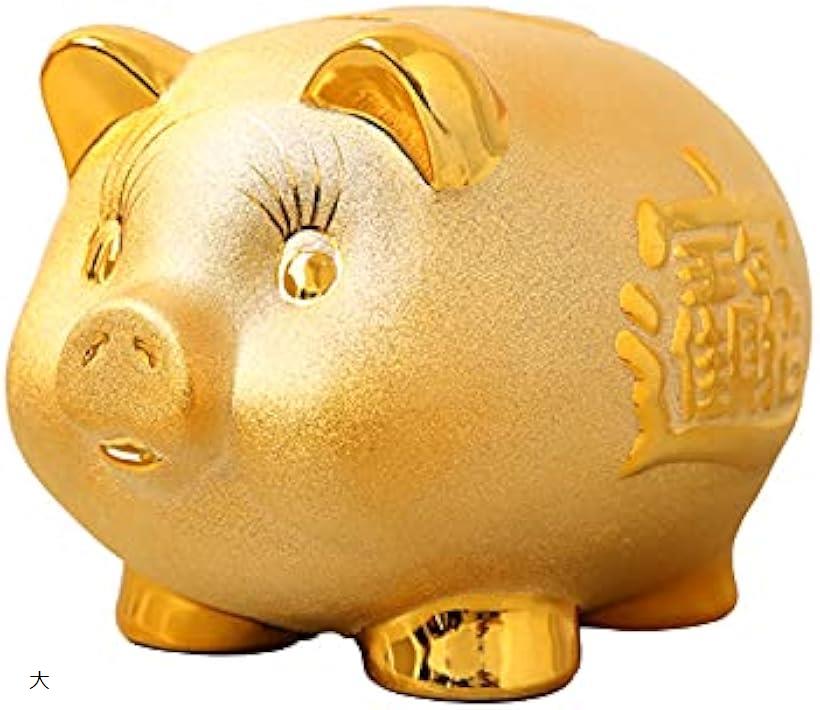 楽天市場】豚の貯金箱 ゴールド ブタ pig 風水 財運 金運 商売繁盛
