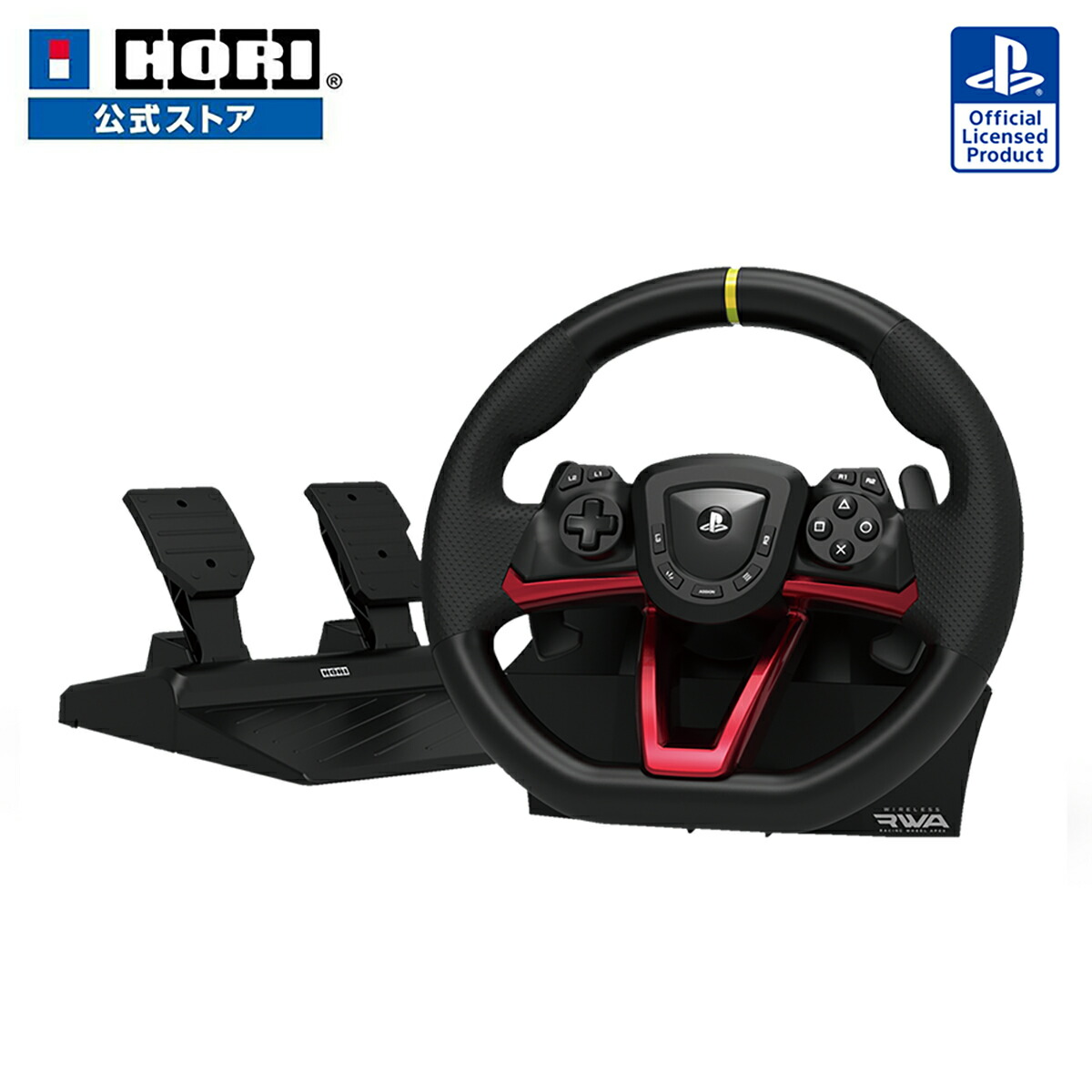 楽天市場】【ホリ公式】ワイヤレスレーシングホイール APEX for