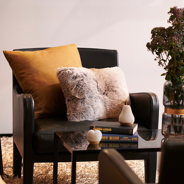 楽天市場】クッションカバー 正方形 50×50cm エコスエード オレンジ