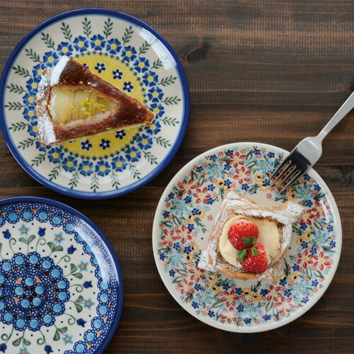 楽天市場】【最大1000円OFF】ポーリッシュポタリー ラウンドプレート