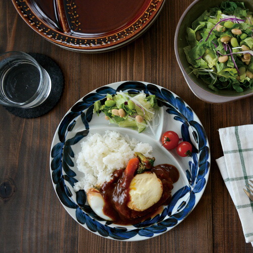 楽天市場】ランチプレート 仕切り皿 アマブロ ワンプレート 陶器 DAYS