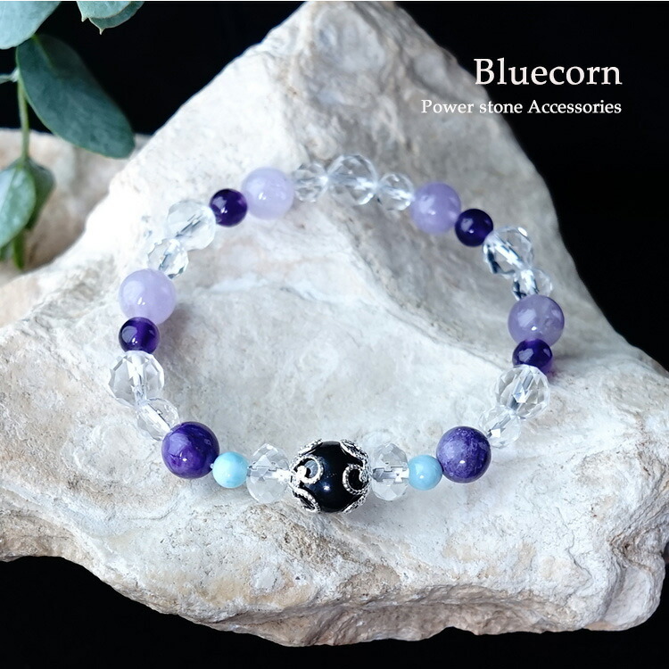 楽天市場】パワーストーン チャロアイト ラリマー スギライト