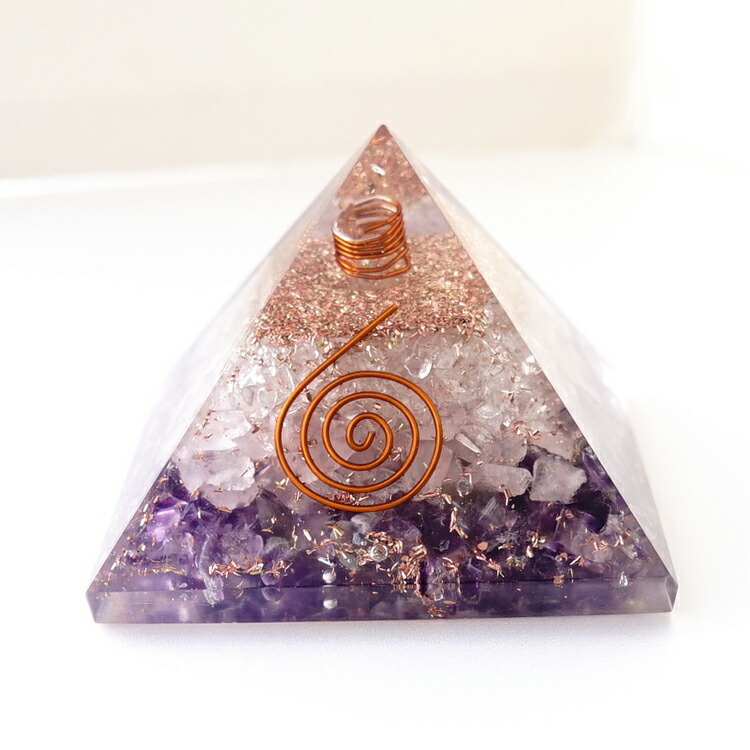 楽天市場】オルゴナイト ピラミッド 【ヒマラヤ水晶ポイント入り