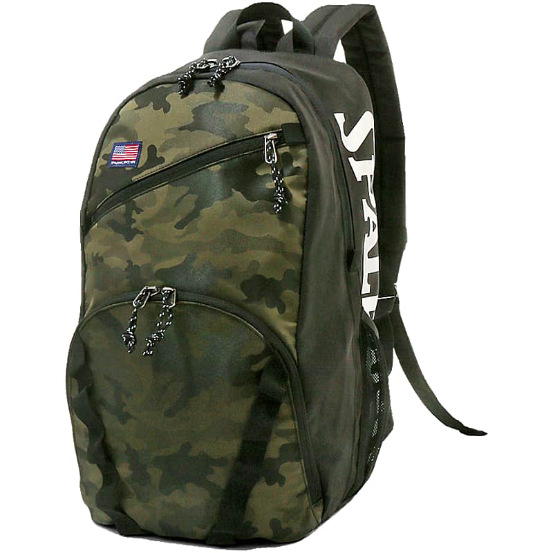 美品 SPALDING スポルディング バスケットボール リュック 迷彩柄 極美