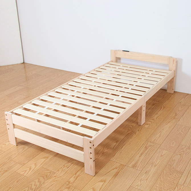 楽天市場】＼抽選でMAX100%ポイント還元！／ すのこベッド シングル 高
