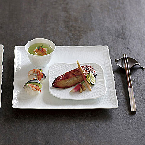 楽天市場】ノリタケ食器 【cher blanc】シェール ブラン 27cmスクエア