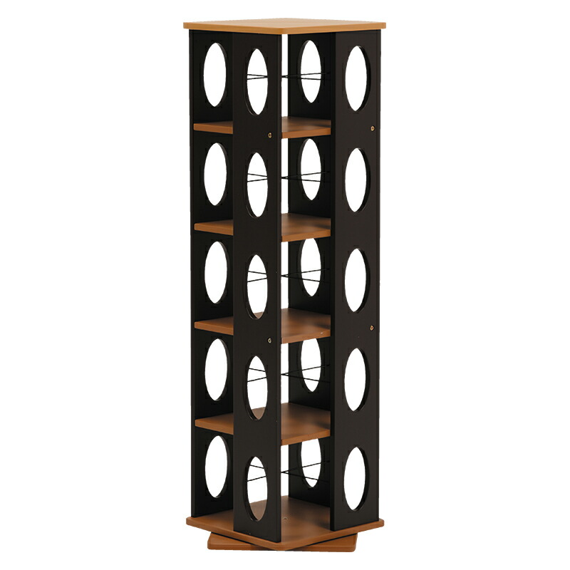 楽天市場】回転ラック MUD-7180 幅34cm タワー型 360度回転 省スペース