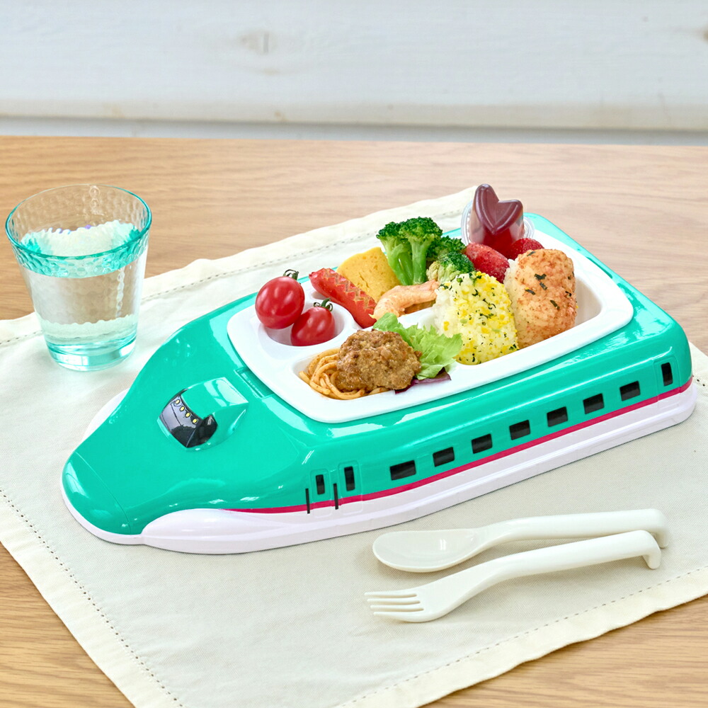 楽天市場】【SALE】【送料無料】のりものランチプレート E5 はやぶさ