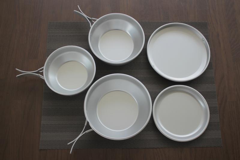 楽天市場】アルミ キャンプ5点セット ダイヤ印 【 アルミ食器 コッヘル