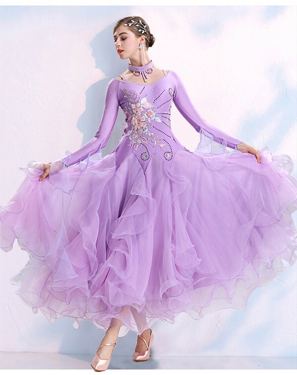 楽天市場】社交ダンス衣装 初心者 練習着 社交ダンス ドレス 競技着