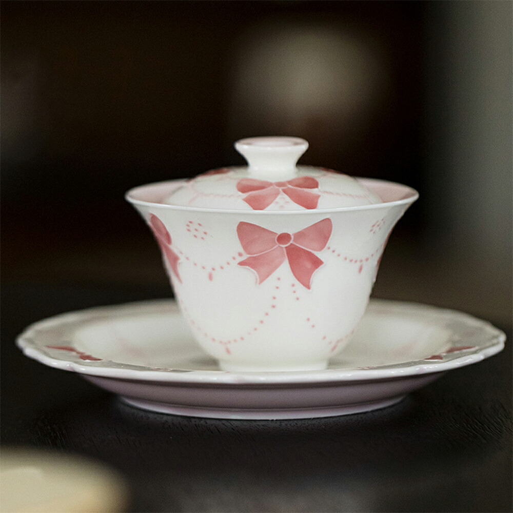 楽天市場】リボンモチーフ人気が再燃！ 蓋物 蓋付碗 珍味入れ 宝瓶